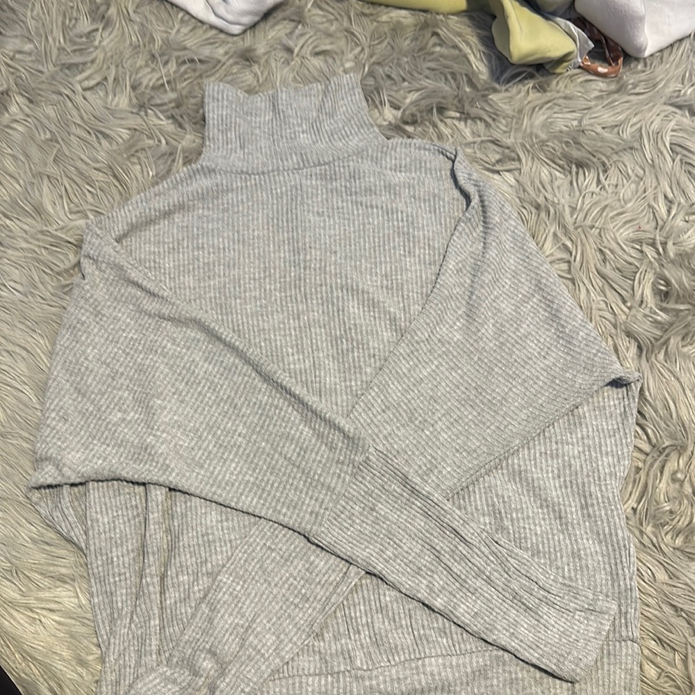 Grey Turtleneck